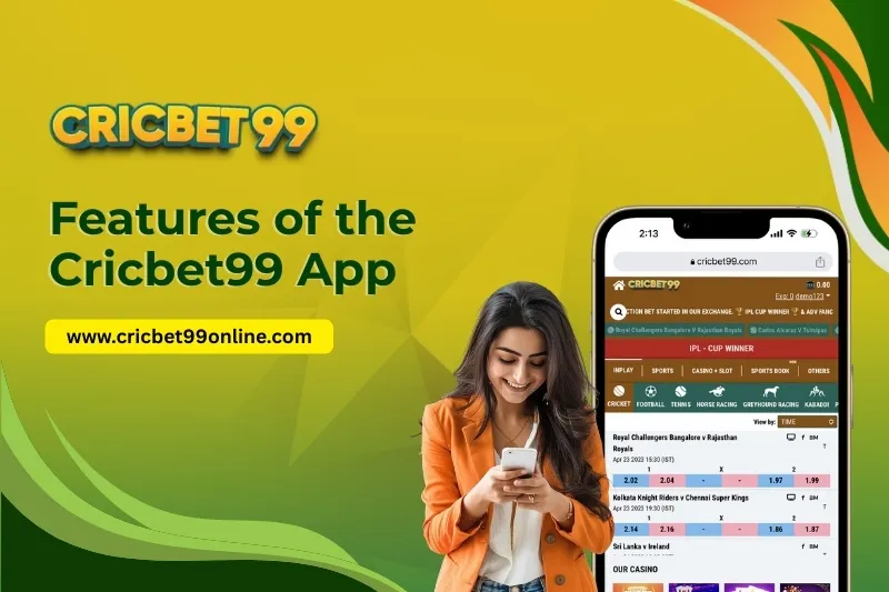 Features of the Cricbet99 App